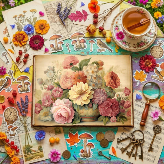 Flowerbouquet Digital Papers