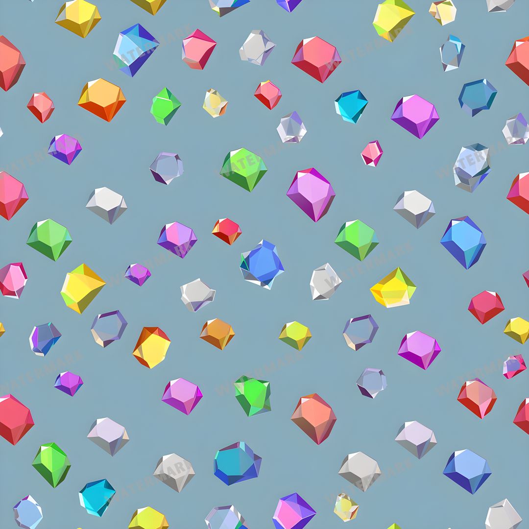 Gems Seamless Pattern