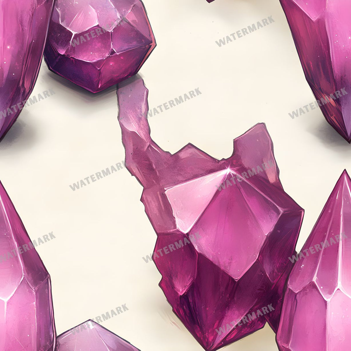Gems Seamless Pattern