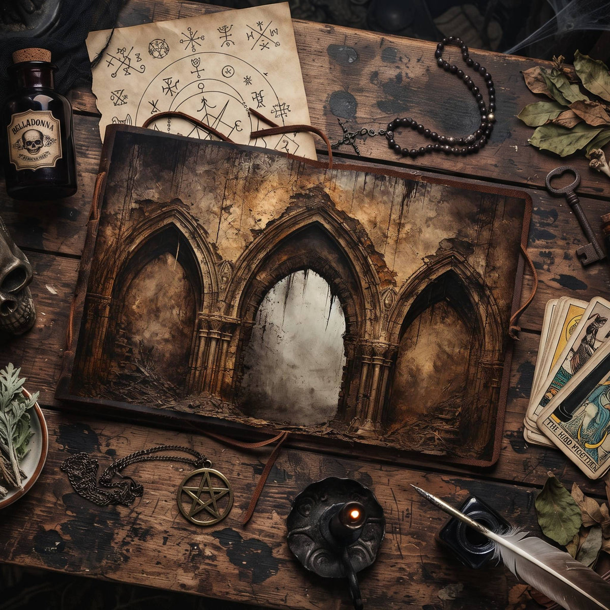 Gothic Arch Digital Papers
