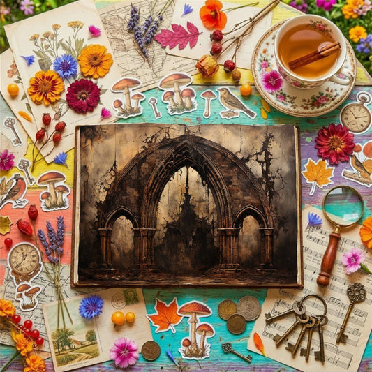 Gothic Arch Digital Papers