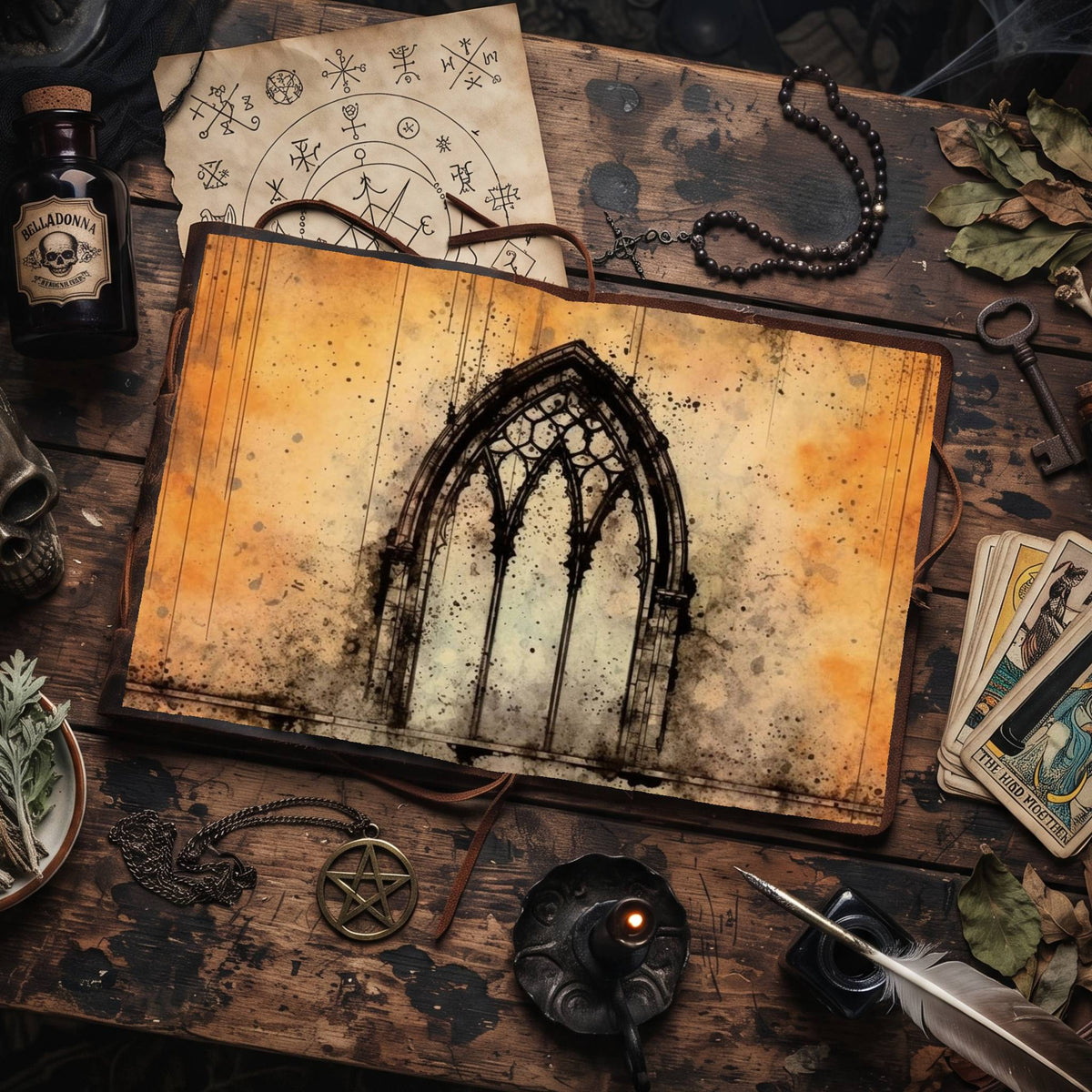 Gothic Arches Digital Papers