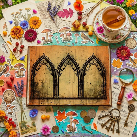 Gothic Arches Digital Papers