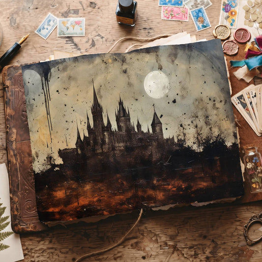 Gothic Castle Digital Papers