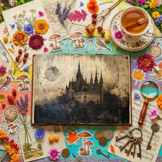 Gothic Castle Digital Papers
