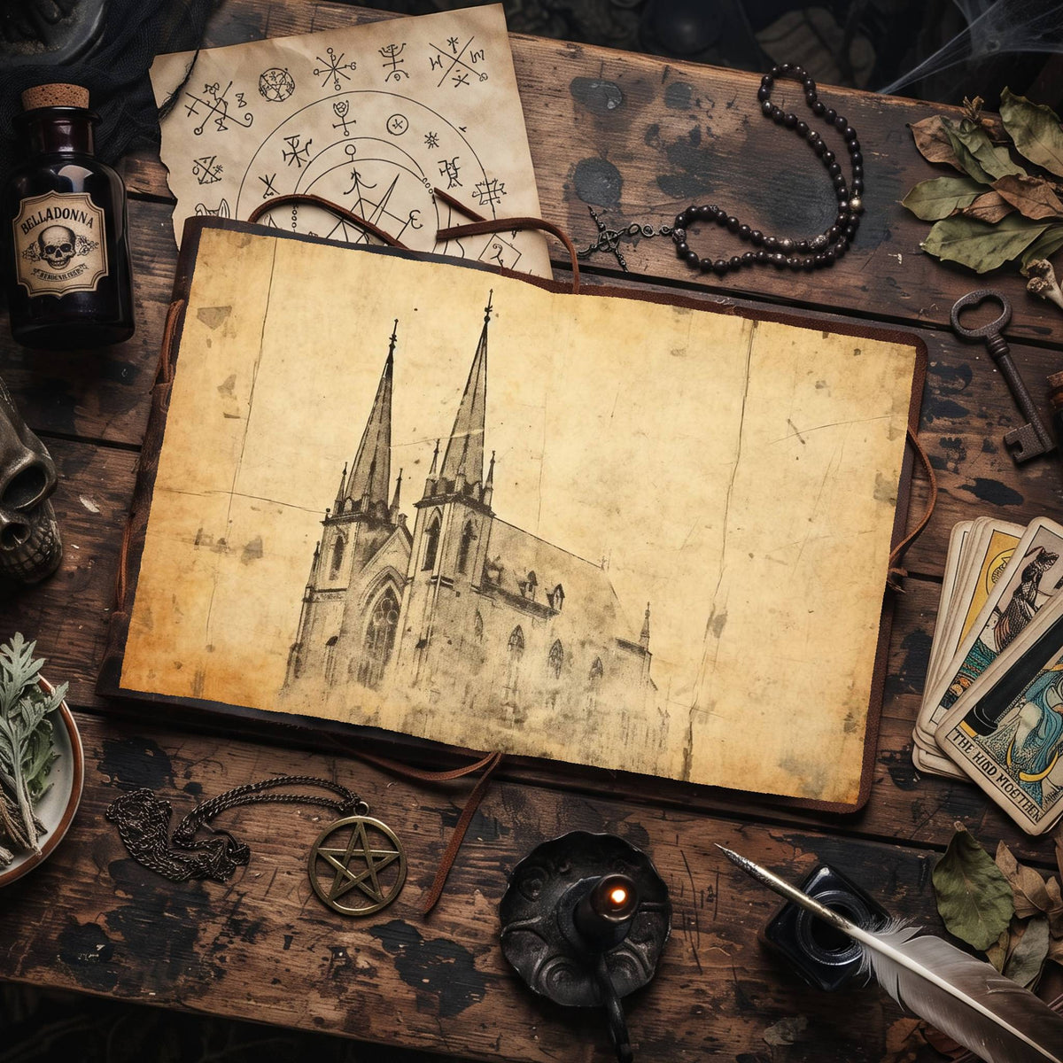 Gothic Cathedral Digital Papers