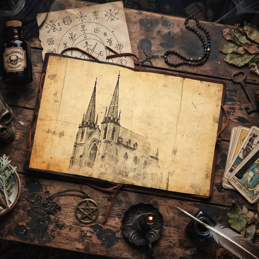 Gothic Cathedral Digital Papers