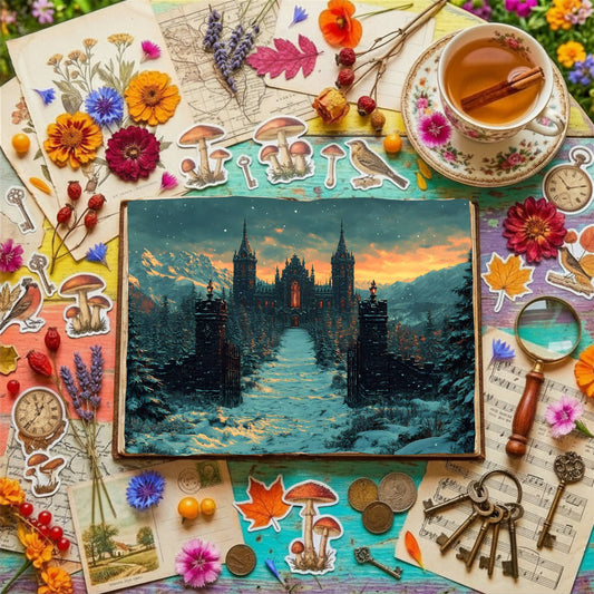 Gothic Christmas Digital Papers