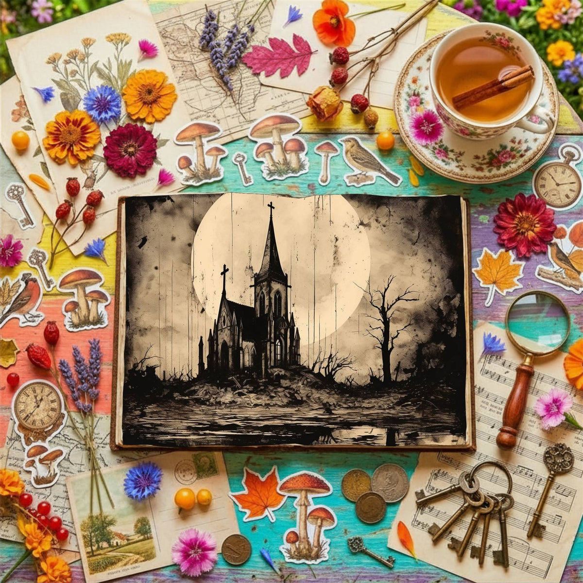 Gothic Church Digital Papers