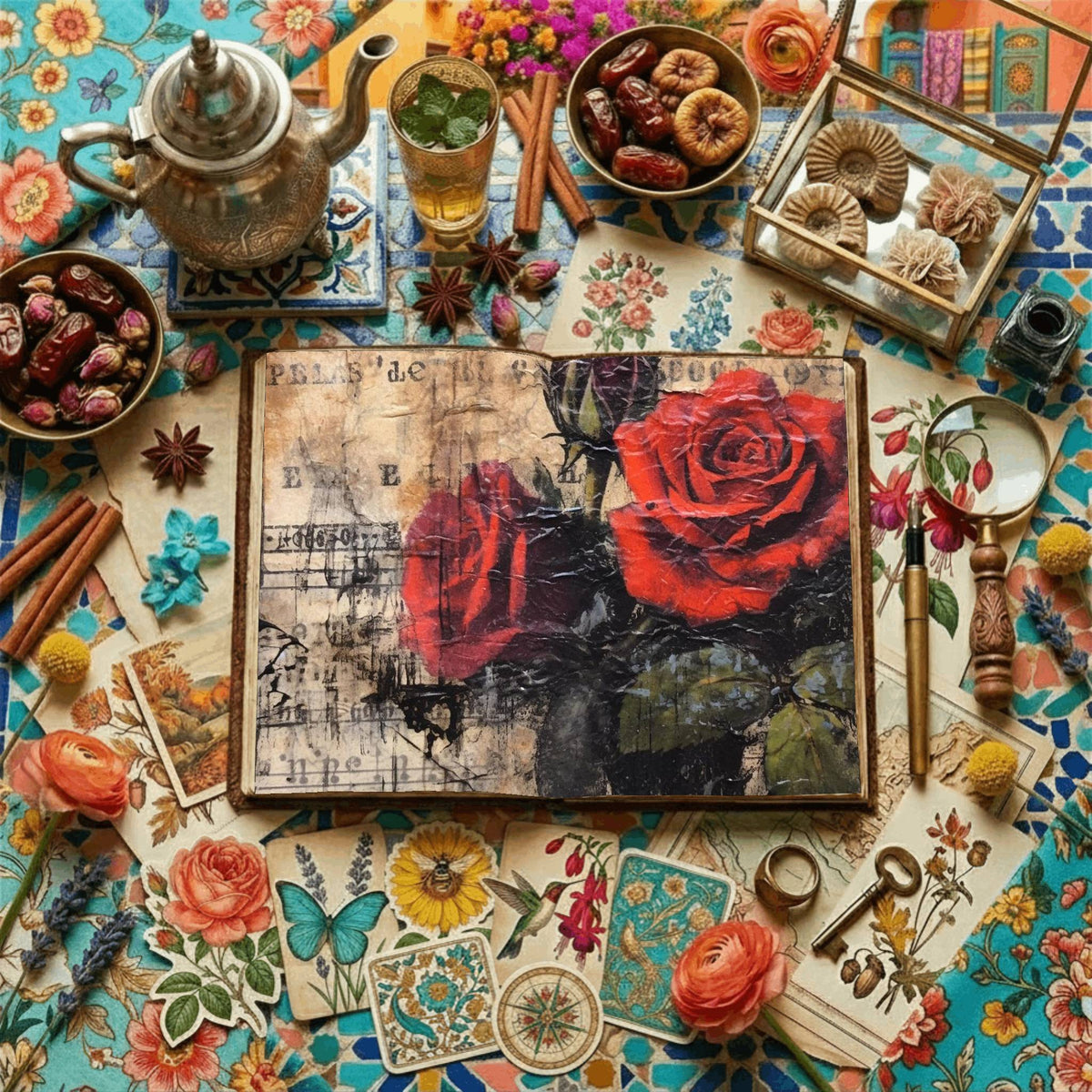 Gothic Rose Digital Papers