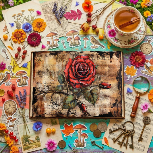 Gothic Roses Digital Papers