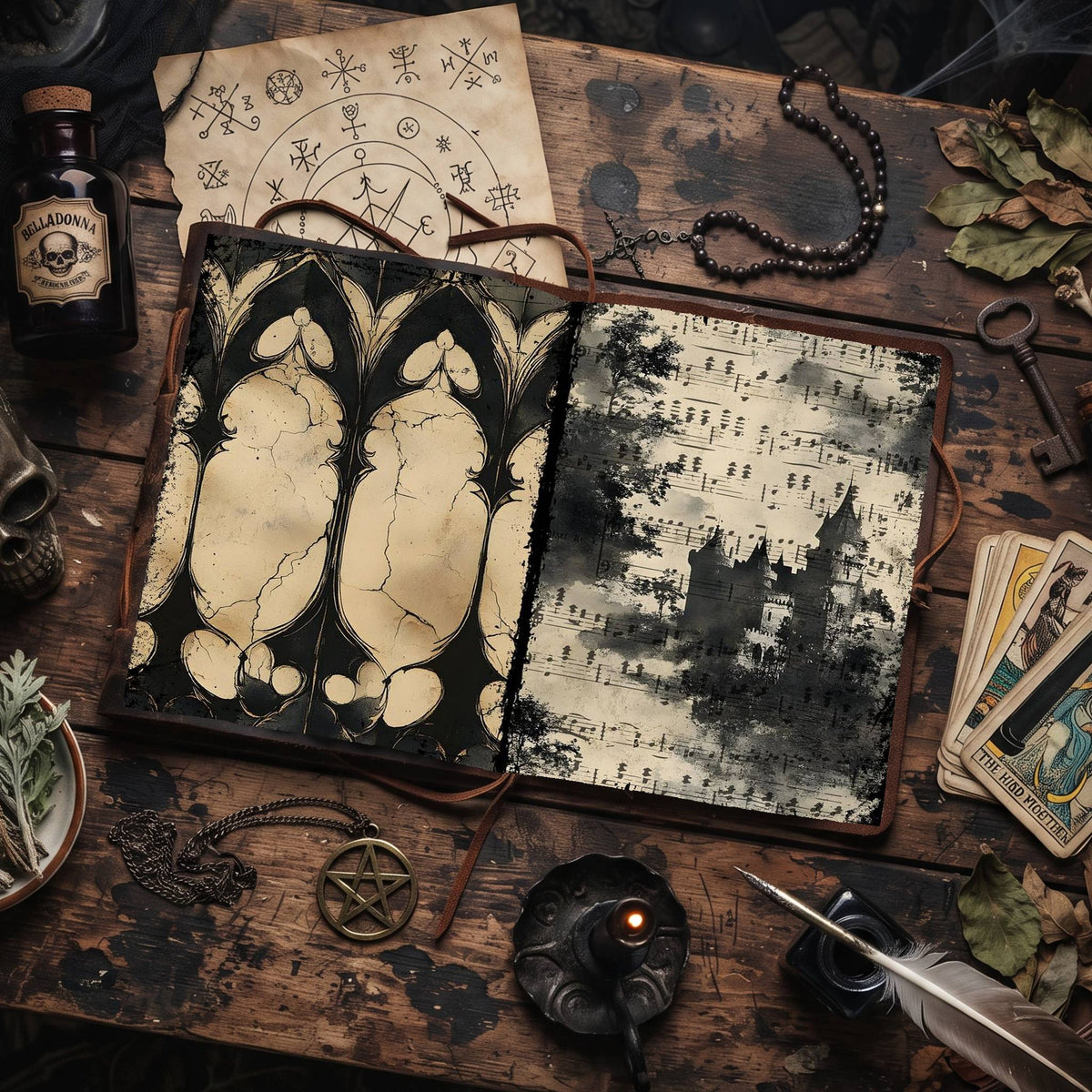 Gothic Digital Papers