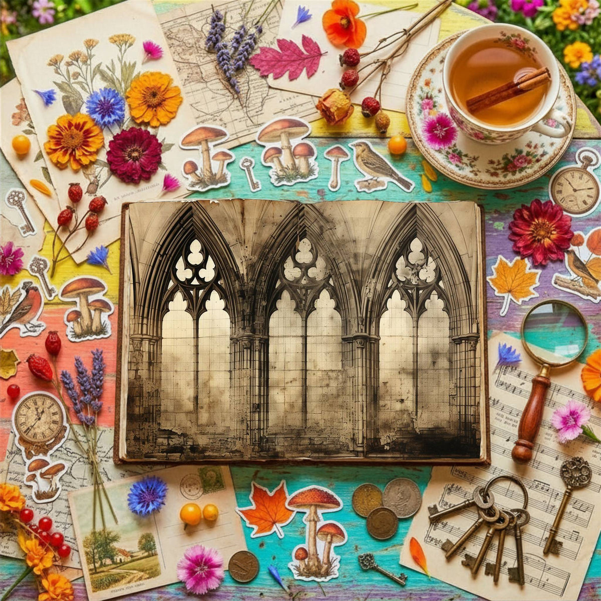 Gothic Digital Papers