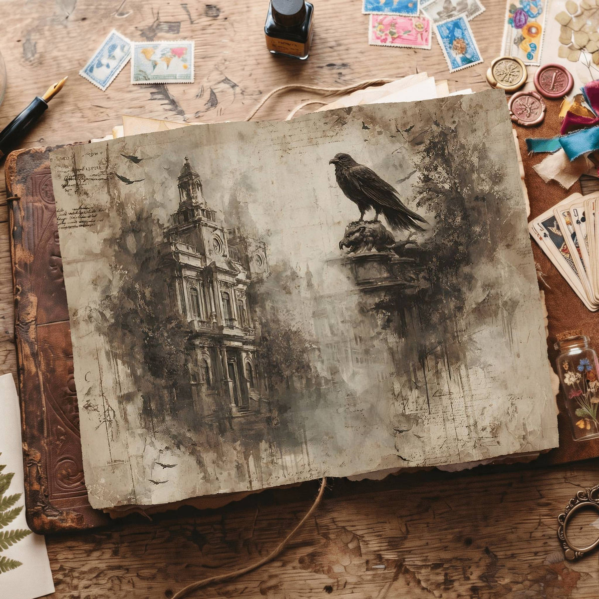 Gothic Digital Papers