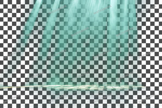 Green Lighting Dramatic Shadows Transparent Overlay Pngs