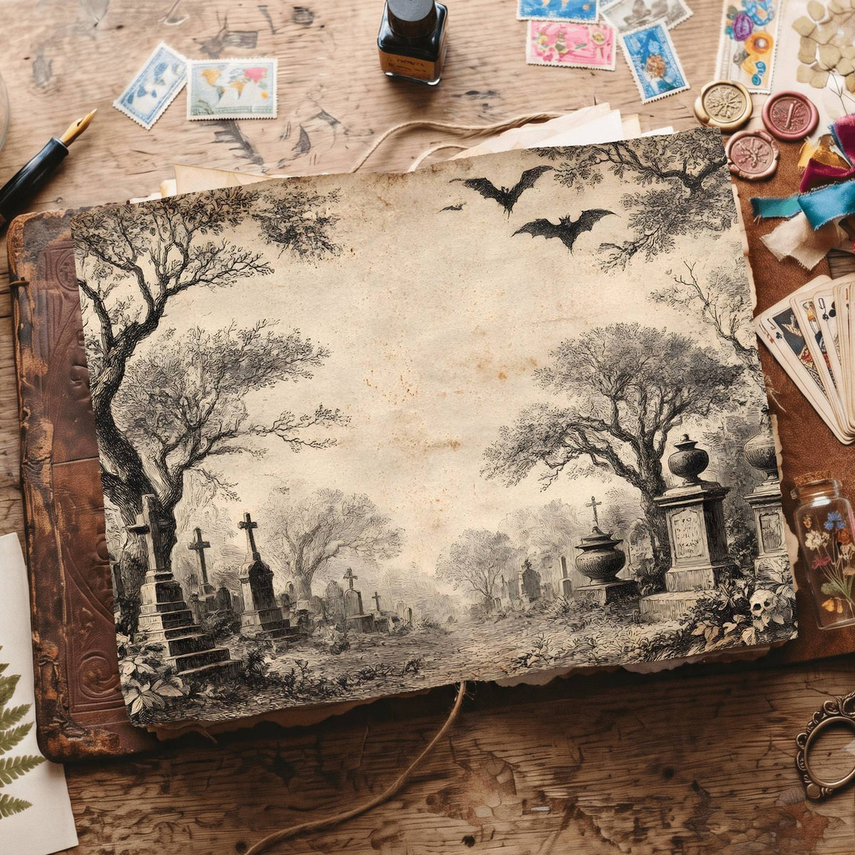 Halloween Digital Papers