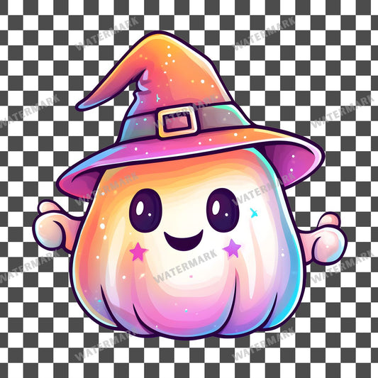 Halloween Kawaii Style Clipart Pngs