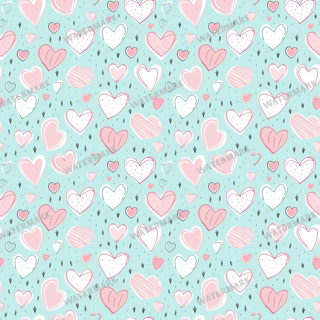 Hearts Seamless Pattern
