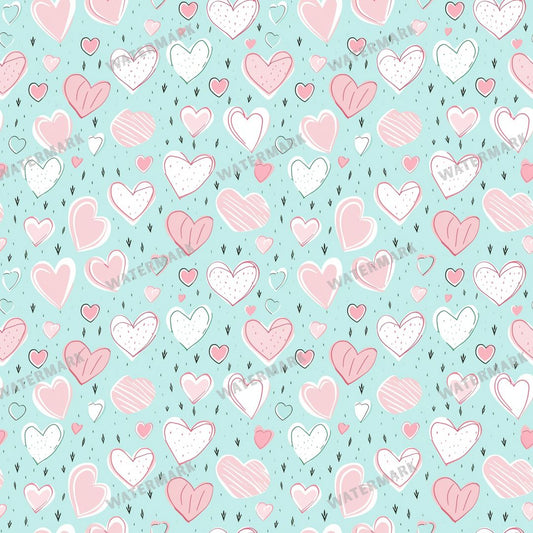 Hearts Seamless Pattern
