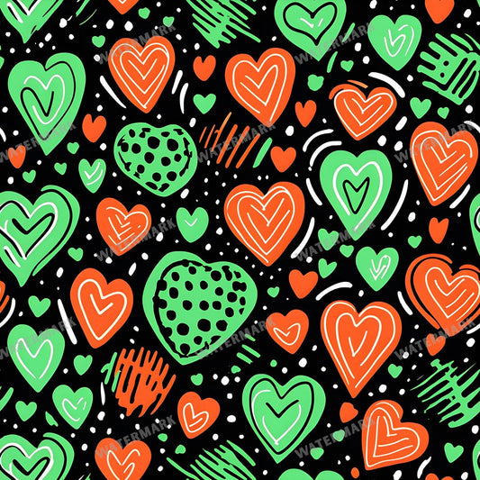 Hearts Seamless Pattern