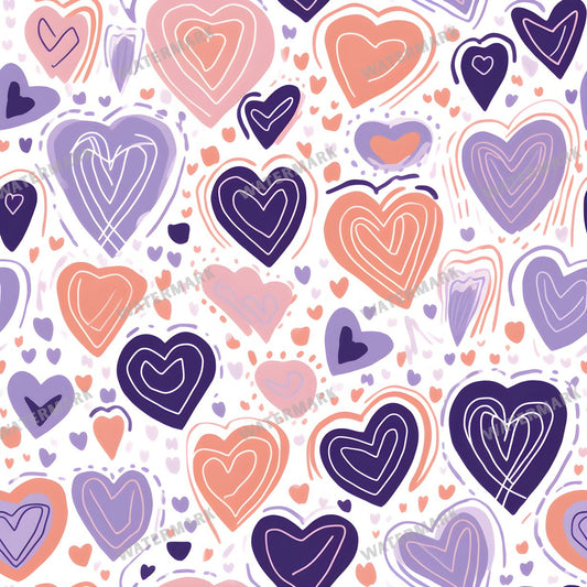 Hearts Seamless Pattern