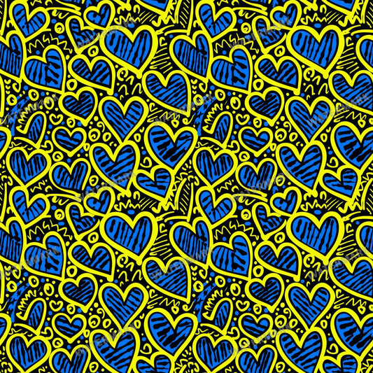 Hearts Seamless Pattern