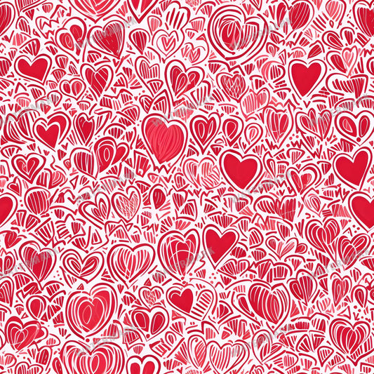 Hearts Seamless Pattern