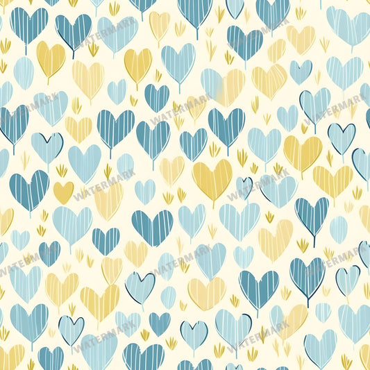 Hearts Seamless Pattern