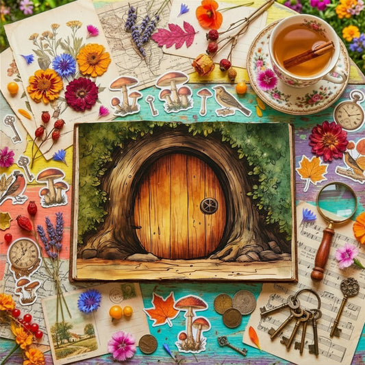 Hobbit Door Digital Papers