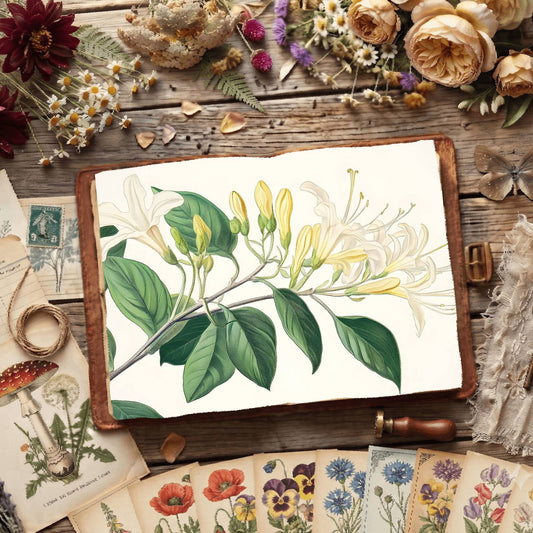 Honeysuckle Digital Papers