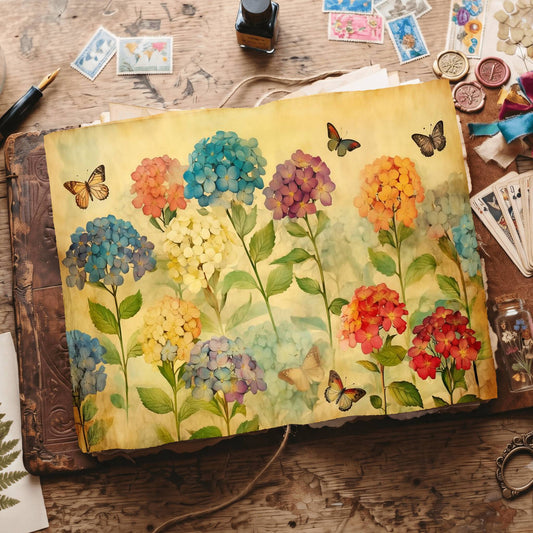 Hydrangea Digital Papers