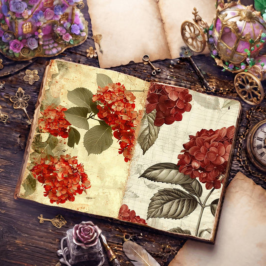Hydrangea Digital Papers