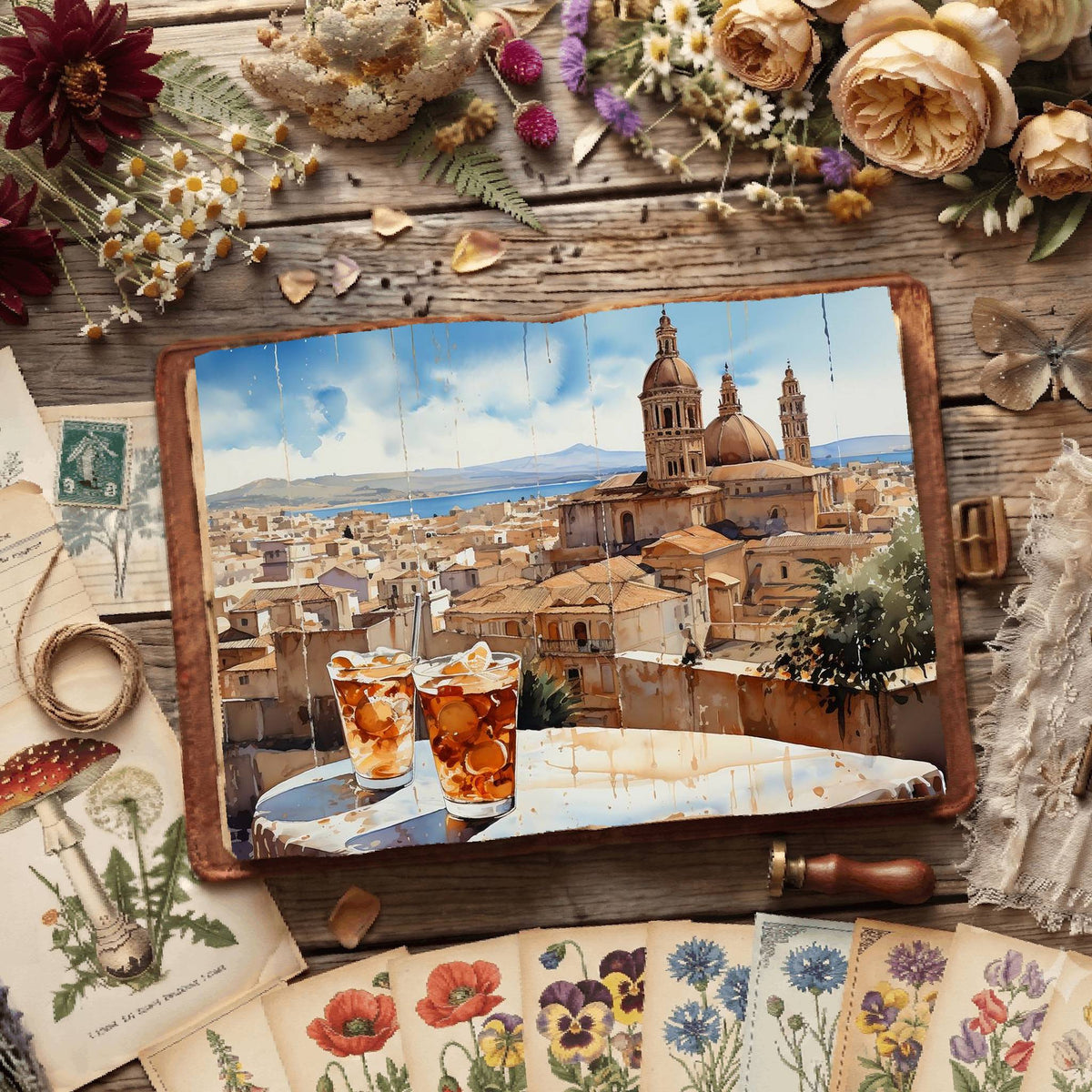 Iced Coffee Digital Papers