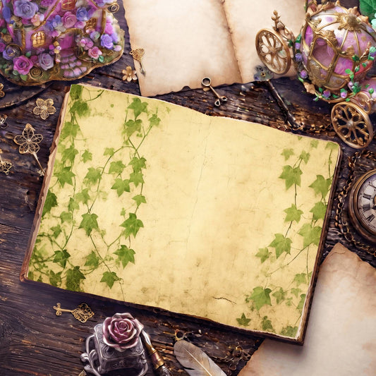 Ivy Leaves Digital Papers
