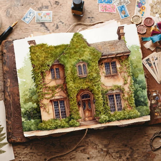 Ivy Manor House Digital Papers
