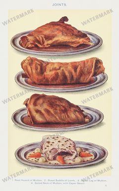 Julie De Gramrs Beeton Household Management Vintage Prints