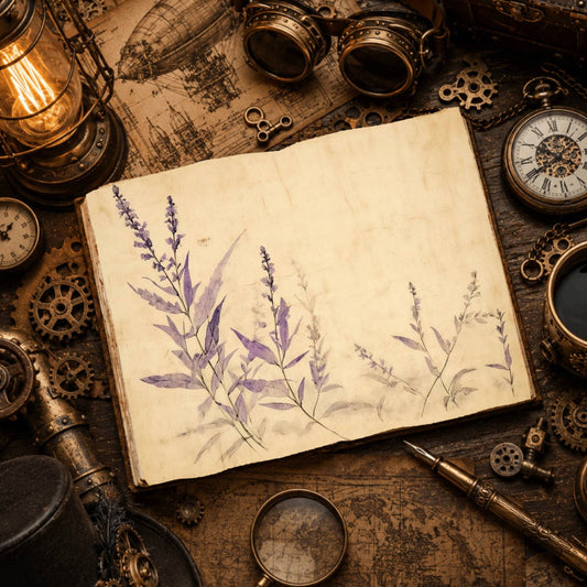 Lavender Leaves Digital Papers
