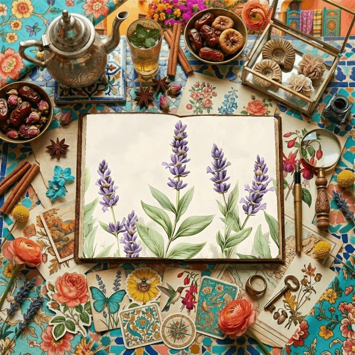 Lavender Digital Papers
