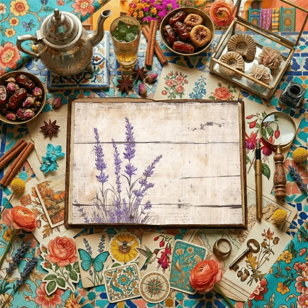 Lavender Digital Papers