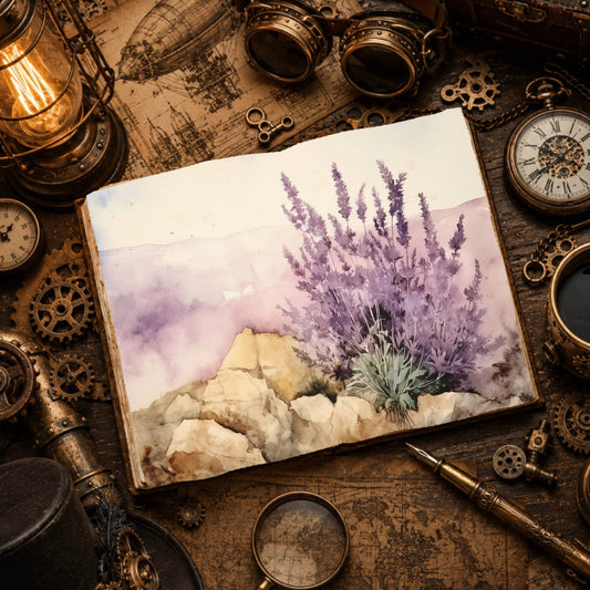 Lavender Digital Papers