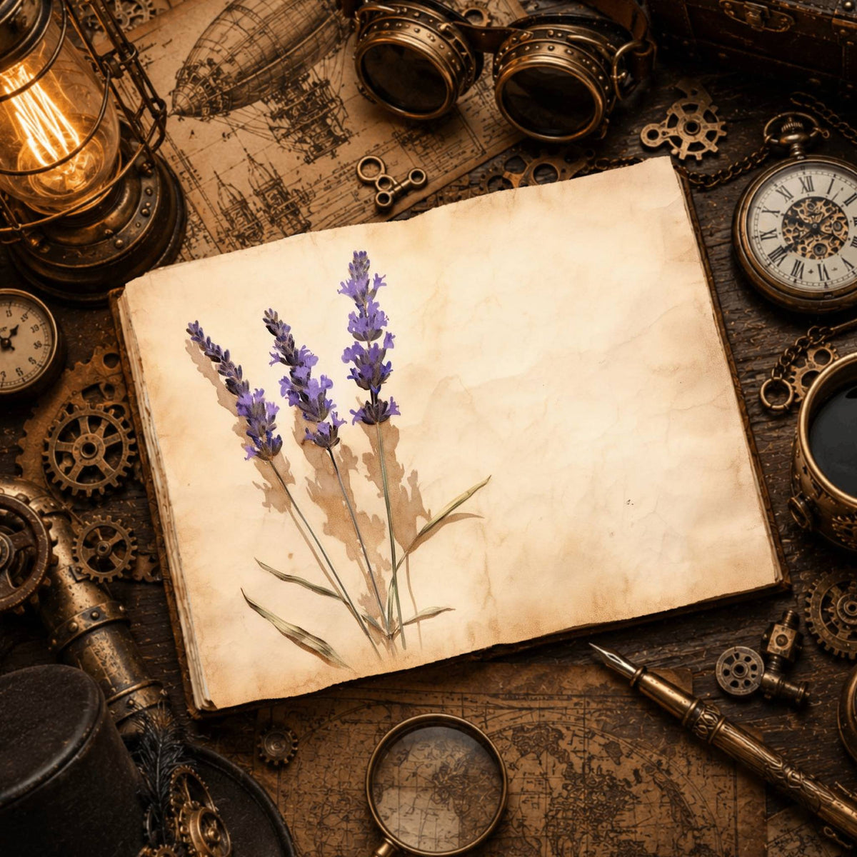 Lavender Digital Papers