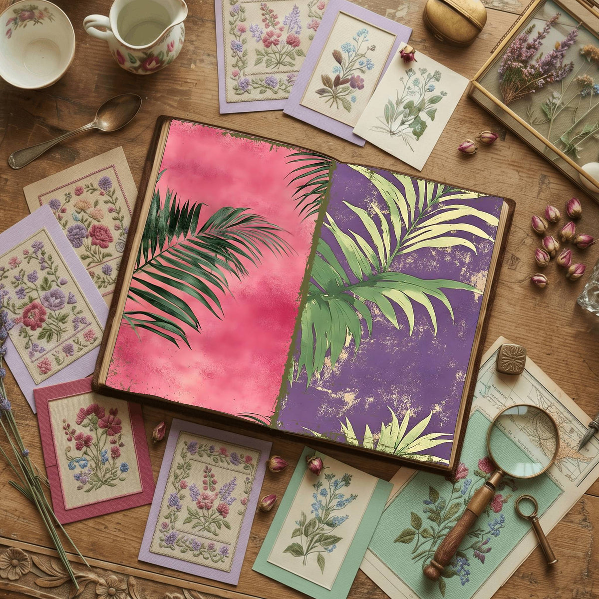 Leaves Digital Papers