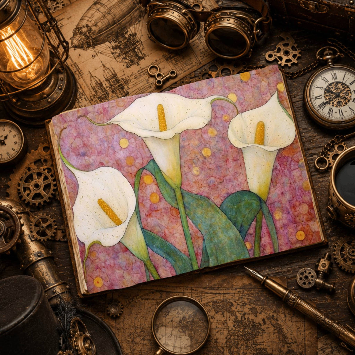 Lilies Digital Papers