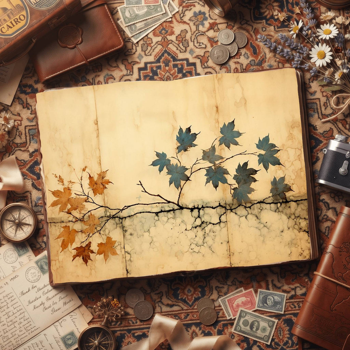 Maple Leaves Digital Papers