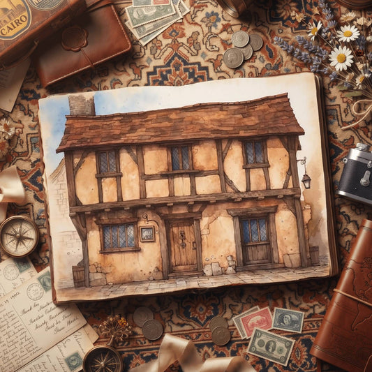 Medieval House Digital Papers