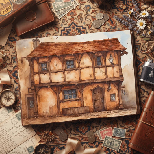 Medieval House Digital Papers