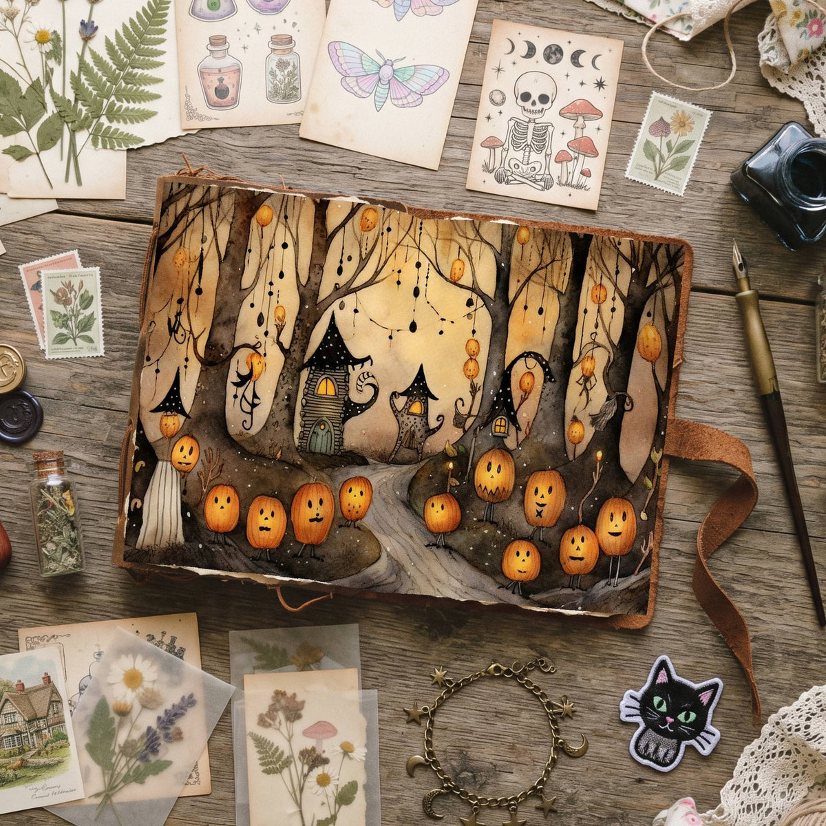 Mixed Halloween Digital Papers