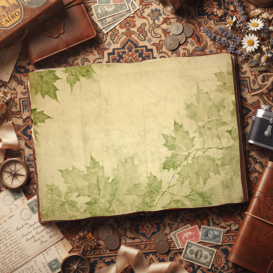 Mixed Leaves Digital Papers