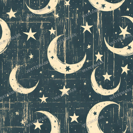 Moon Seamless Pattern