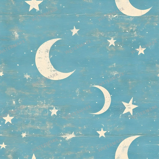 Moon Seamless Pattern